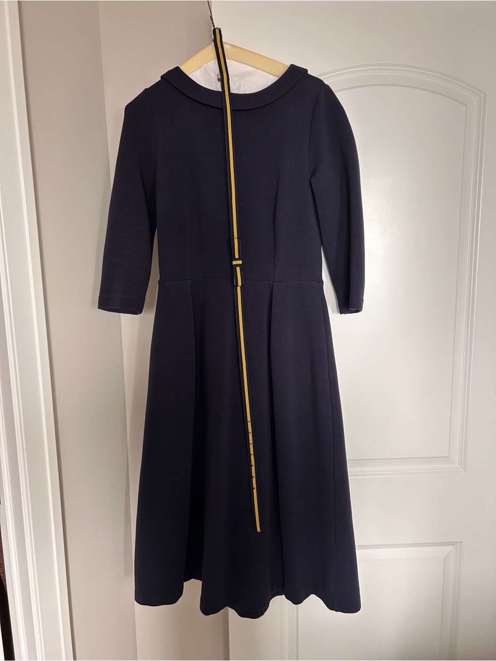 Boden Navy Ottoman Dress